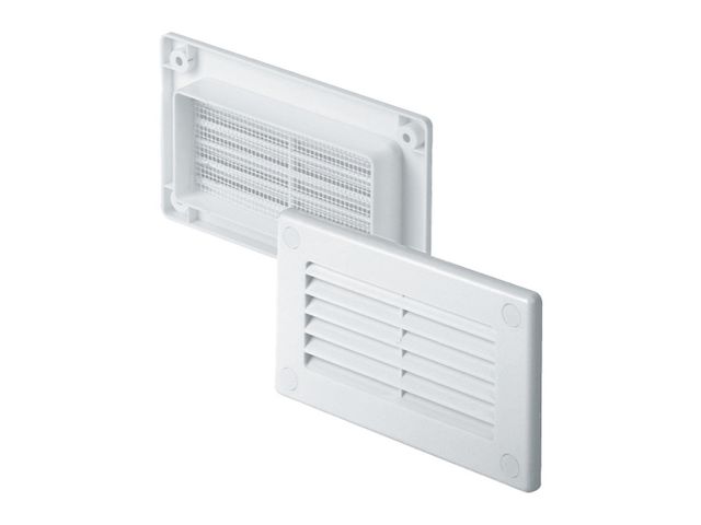 Obrázek produktu Ukončovací článek kanálu150 x 75 s mřížkou bílá