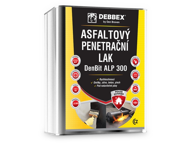 Obrázek produktu Lak penetrační asfaltový DenBit ALP 300 9kg