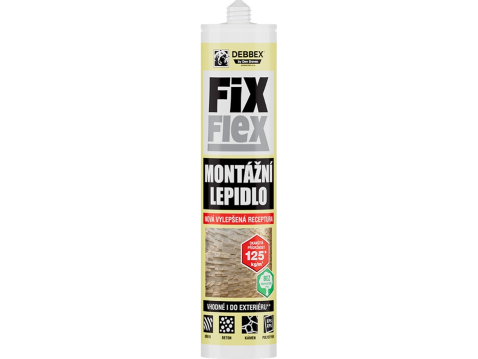 Lepidlo montážní Fix Flex 280ml. EAN: 8595100121448