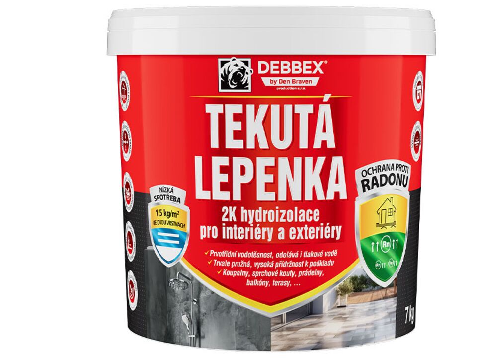 Lepenka tekutá 2K 400 7 kg. EAN: 8595100153173