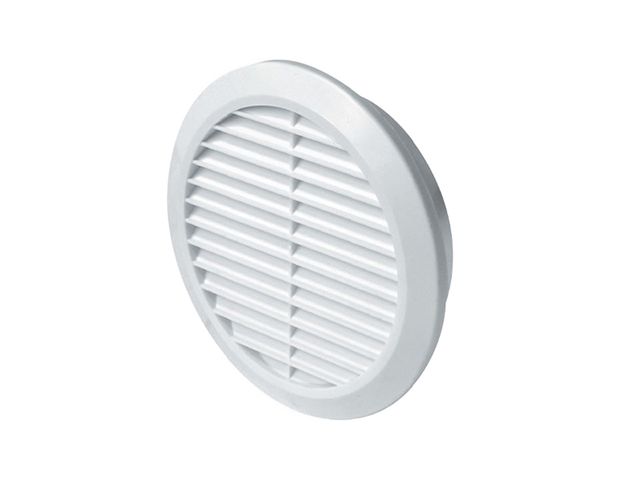 Obrázek produktu Mřížka větrací kruhová se síťovinou pr.70 mm bílá