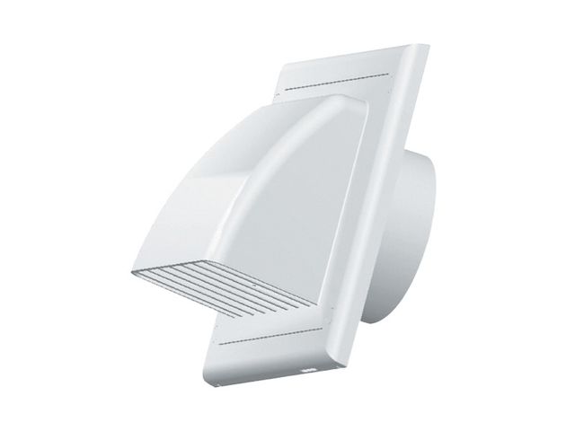 Obrázek produktu Článek kanálu horizontální ukončovací 100/90 x 90 s mřížkou a klapkou