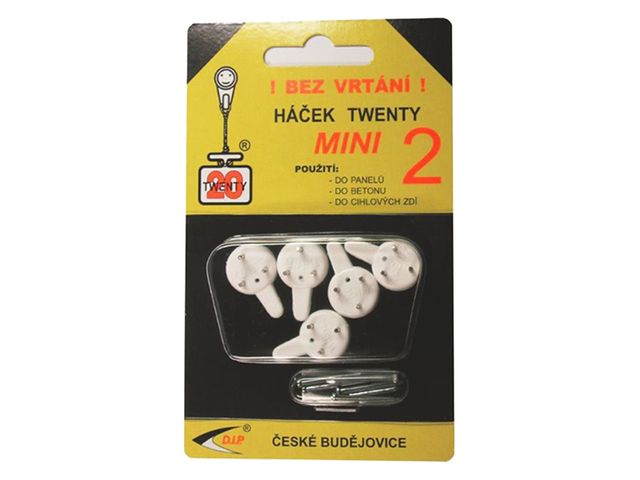 Obrázek produktu Háček TWENTY MINI 2 blistr