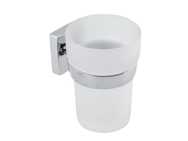 Obrázek produktu Držák kartáčků sklo Metalia 12 chrom