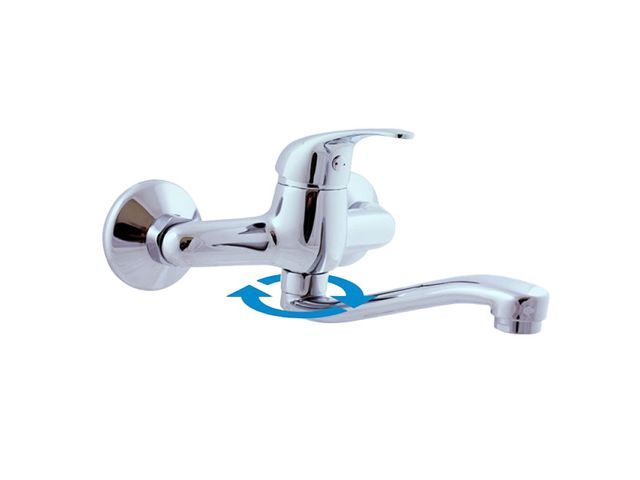 Obrázek produktu Baterie Sázava umyv./dřezová 100 mm ploché ramínko S
