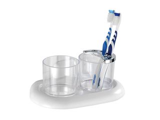 Pure - kelímek na kartáčky dvojitý