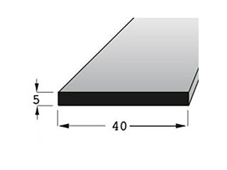 Hranolek 40x5mm, délka 70cm