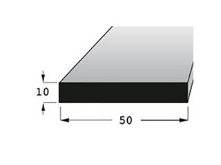 Hranolek 50x10mm, délka 70cm