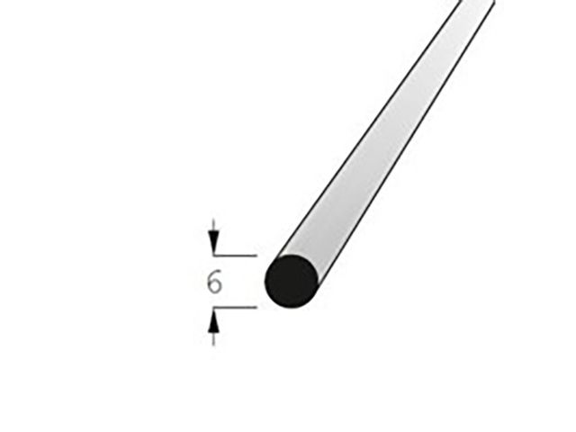 Obrázek produktu Lišta kruhová buk, prům.6mm, délka 70cm