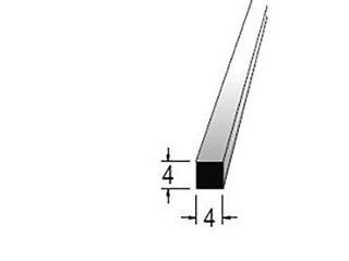 Hranolek 4x4mm, délka 100cm
