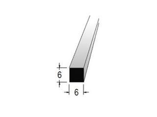 Hranolek 6x6mm, délka 100cm