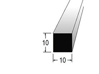 Hranolek 10x10mm, délka 100cm