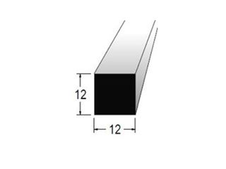Hranolek 12x12mm, délka 100cm