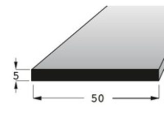 Hranolek 50x5mm, délka 200cm
