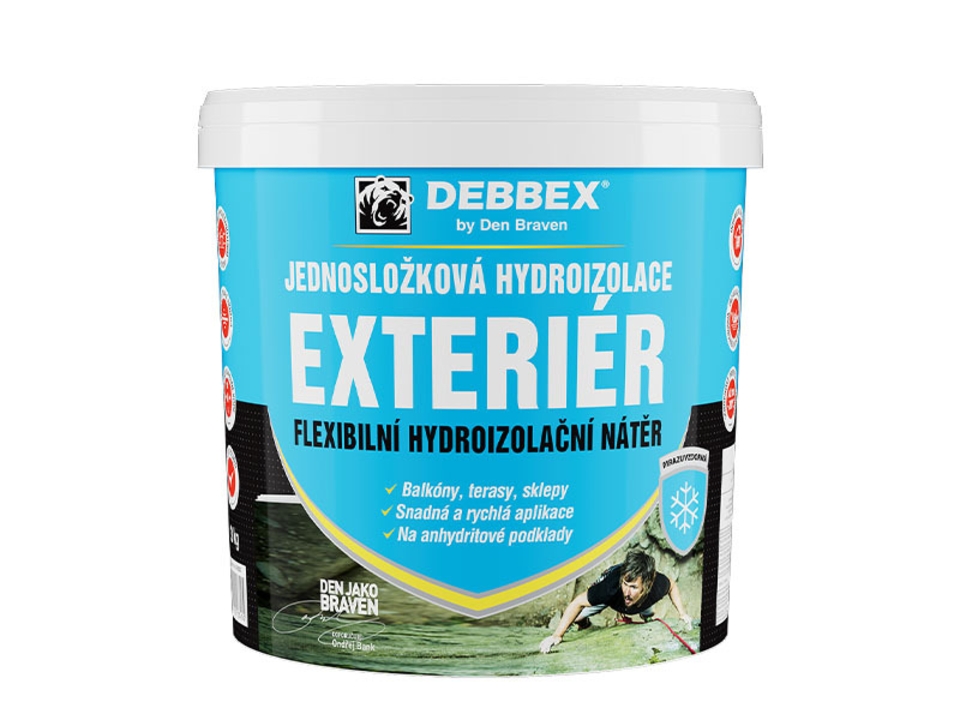 Hydroizolace jednosložková exteriér 13kg. EAN: 8595100133182