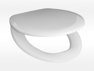 Sedátko WC JIKA Zeta, 40-44 cm, TP, plast úchyty, bílé