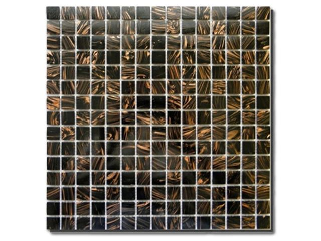 Obrázek produktu Mozaika skleněná goldstar černá 327x327mm
