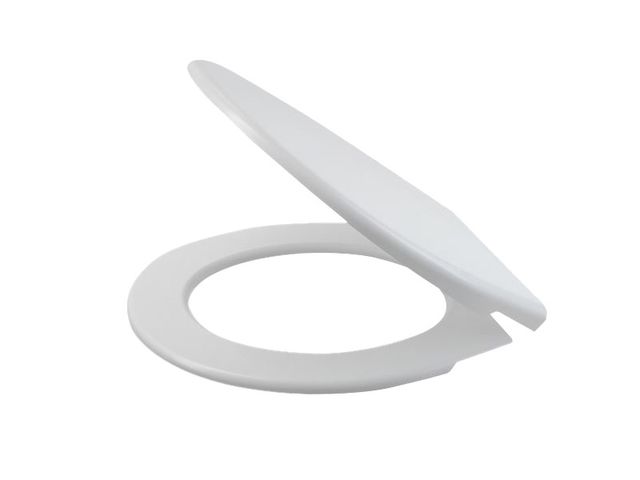 Obrázek produktu Sedátko WC A6551, antibakterial, plast úchyty, bílé