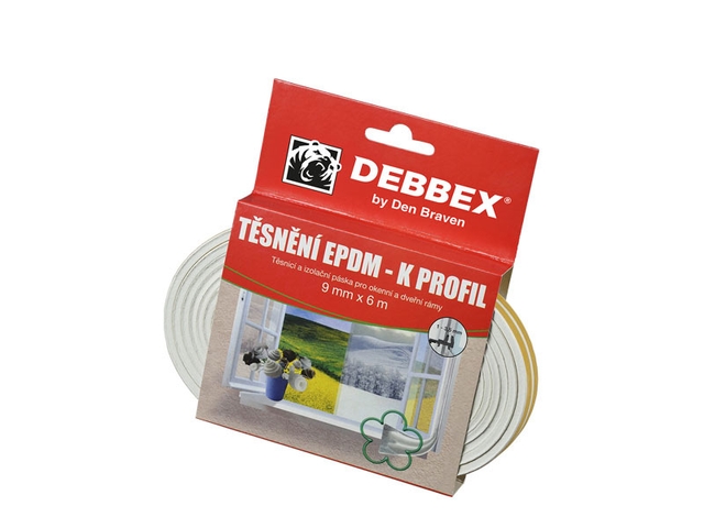 Obrázek produktu Profil těsnící - D z EPDM pryže hnědý 9 x 8 mm x 6 m