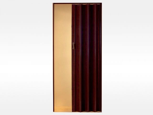 Obrázek produktu Dveře shrnovací PIONEER - tmavý ořech, plné, 84x203cm