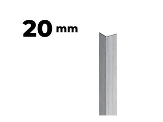 Lišta L k ochraně rohu, 20x20mm, 2,9m, PVC, dekor dub šedý