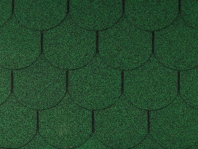 Obrázek produktu Šindel asfaltový bobrovka, zelený, 3m2