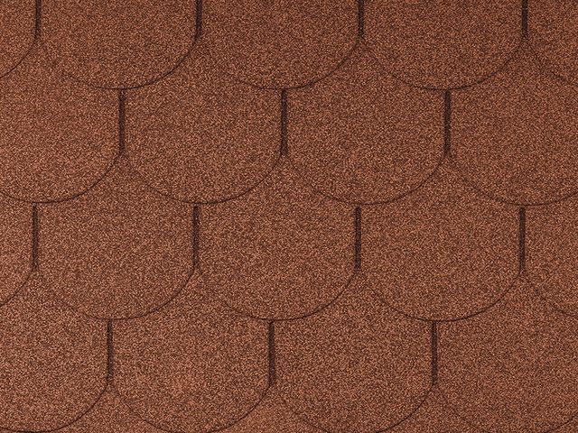 Obrázek produktu Šindel asfaltový bobrovka, hnědý, 3m2