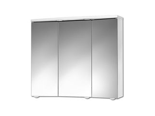 Skříňka zrcadlová Trava LED bílá 75 x 65 x 22