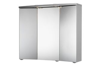 Skříňka zrcadlová SS Trava LED stříbrná FTP 75 x 65 x 22