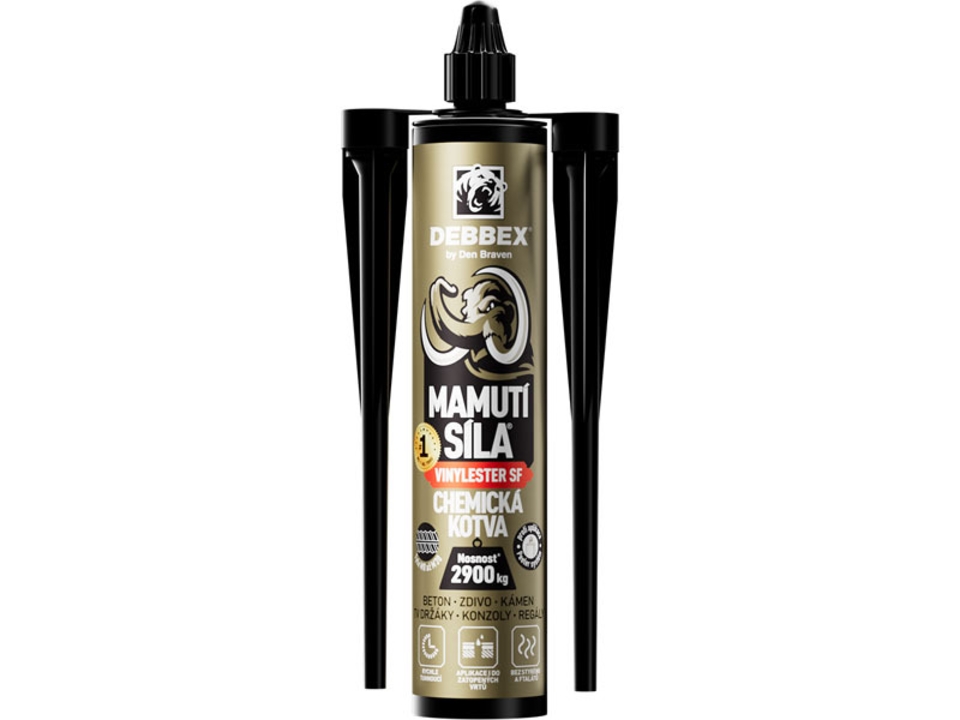 Kotva chemická DEBBEX Vinylester SF 300ml. EAN: 8595100127938