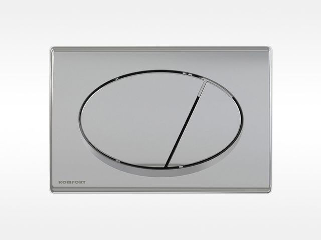 Obrázek produktu Tlačítko ovládací kompletní - chrom mat Komfort
