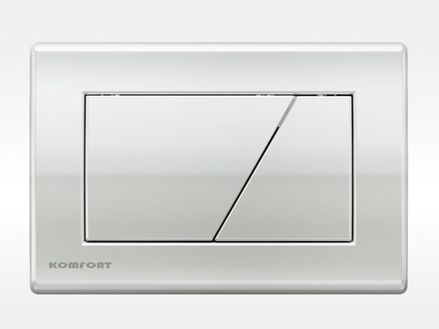 Obrázek produktu Tlačítko ovládací kompletní - chrom lesk Komfort