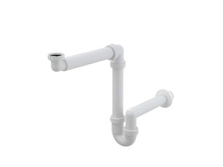 Sifon umyvadlový prostorově úsporný s převlečnou maticí 5/4