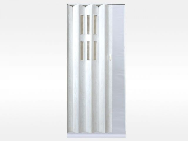 Obrázek produktu Dveře shrnovací PIONEER - bříza, sklo, 84x203cm