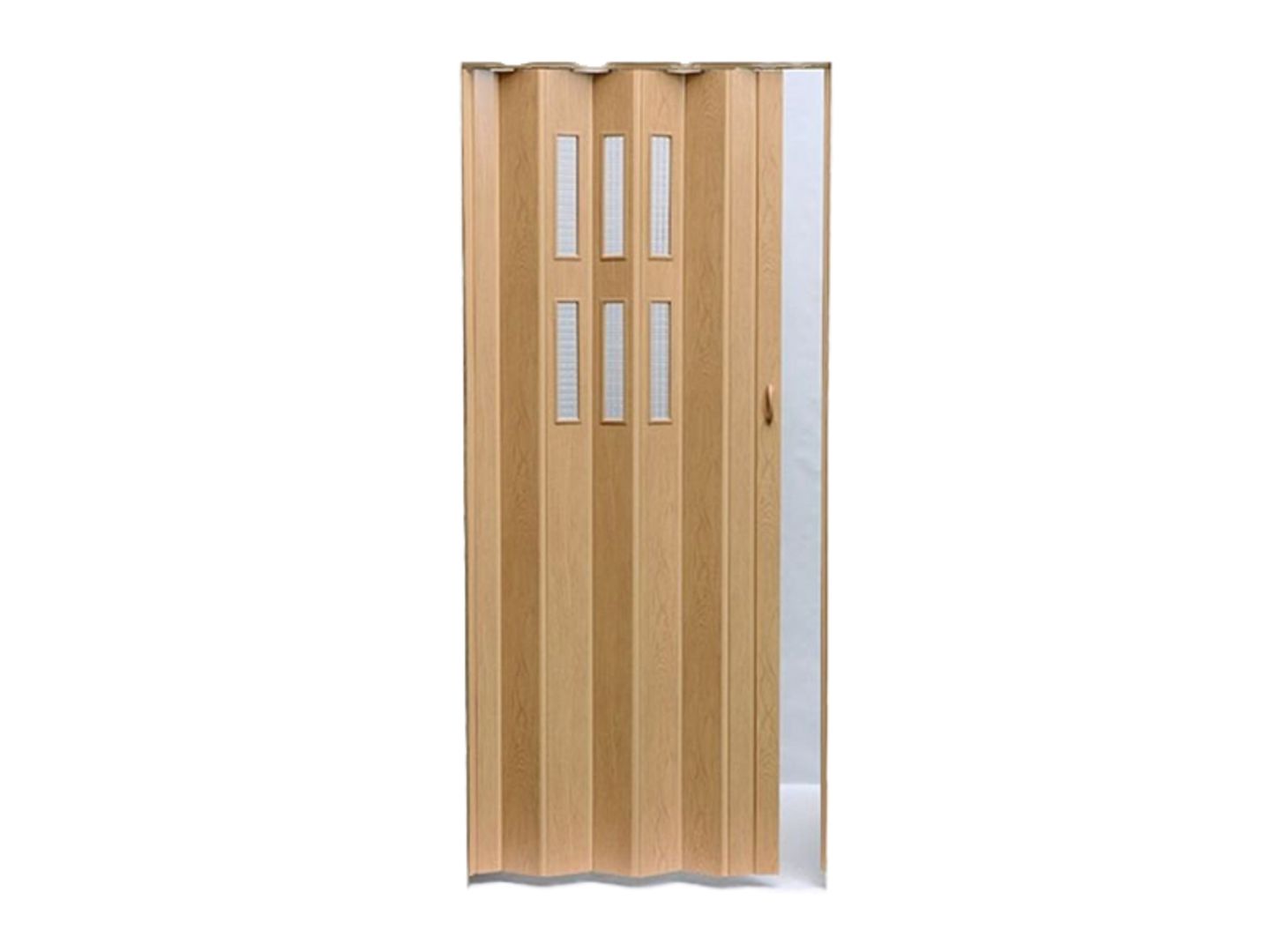HOPA Dveře shrnovací PIONEER - dub, sklo, 84x203cm
