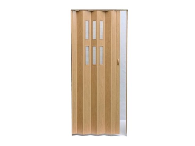 Obrázek produktu Lamela přídavná ke shrnovacím dveřím PIONEER - dub sklo, 12,4x203cm