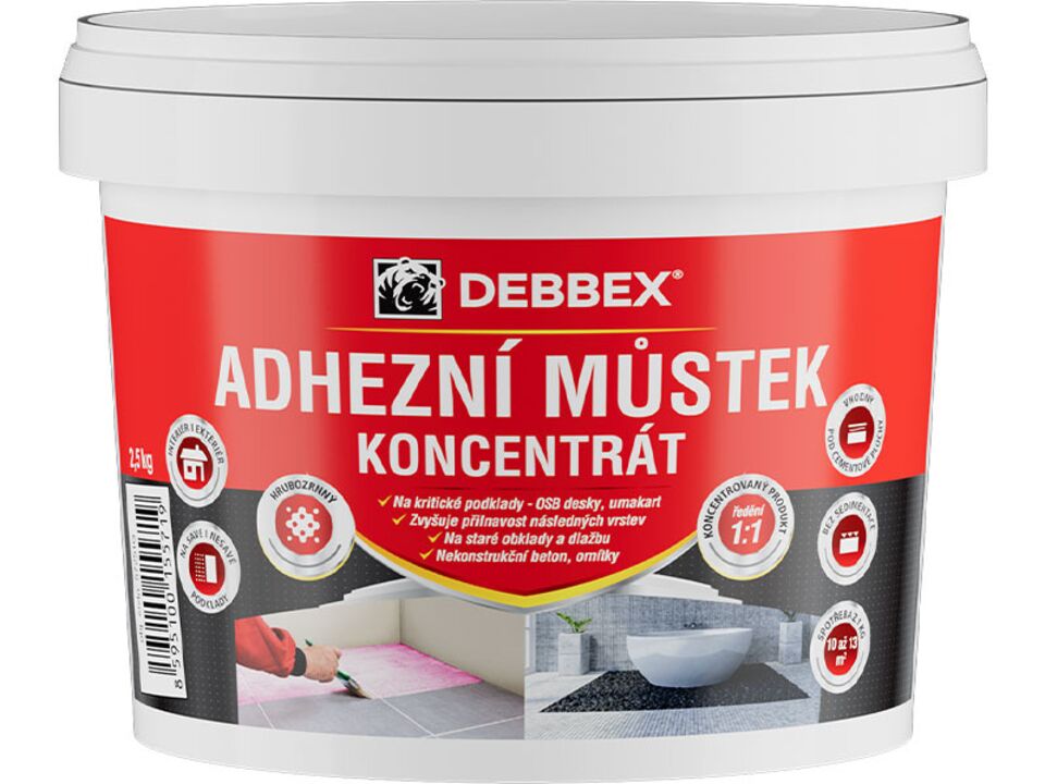 Můstek adhezní koncentrát 2,5kg. EAN: 8595100155719