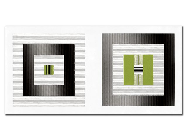 Obrázek produktu Dekor E-Project quadrat zelený 40,2x20,2cm