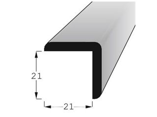 Lišta rohová vnější smrk 21x21mm, délka 150cm, nastavovaná