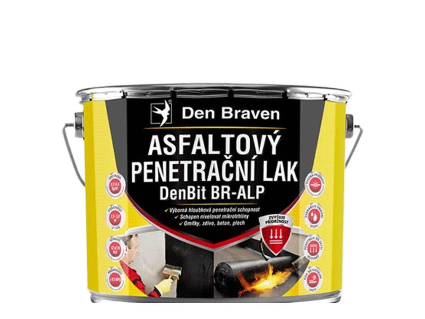DEBBEX Lak penetrační asfaltový DenBit BR-ALP 9kg