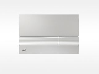 Tlačítko ovládací M1711 kompletní - chrom lesk vypouklé
