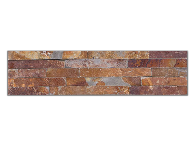 Obrázek produktu Obklad kamenný břidlice hnědá 15x60cm