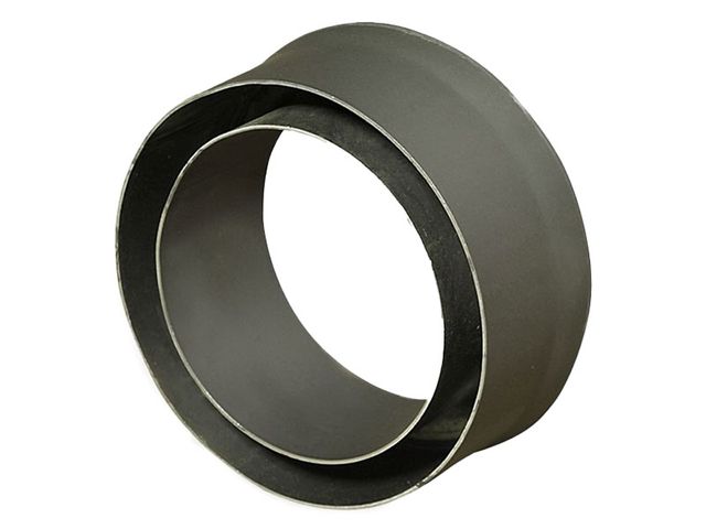 Obrázek produktu Zděř kouřová dvojitá Ø200mm, tl.1,5mm, černá