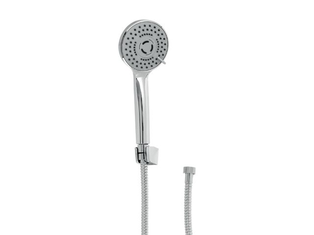 Obrázek produktu Set sprchový Mini 857, 3-polohová sprcha, kov. hadice 150 cm, držák sprchy