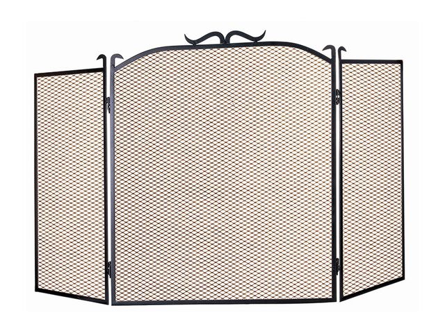 Obrázek produktu Zástěna krbová, černá, 60,9x101,6cm (střed.díl 50cm)