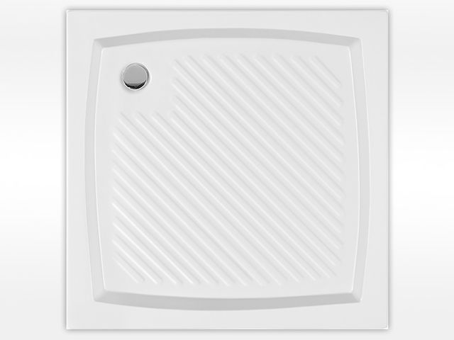 Obrázek produktu Vanička sprchová Karo P 80x80x16 cm, akrylátová samonosná, čtverec
