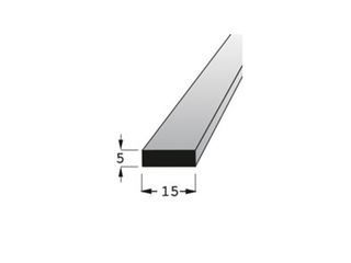 Hranolek buk 15x5mm, délka 90cm