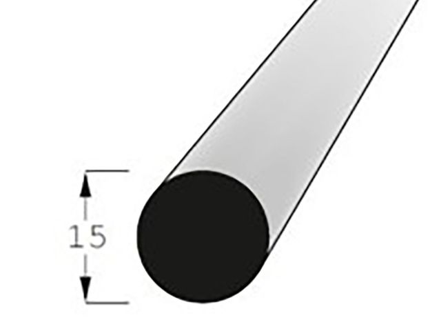 Obrázek produktu Lišta kruhová buk prům.15mm, délka 90cm