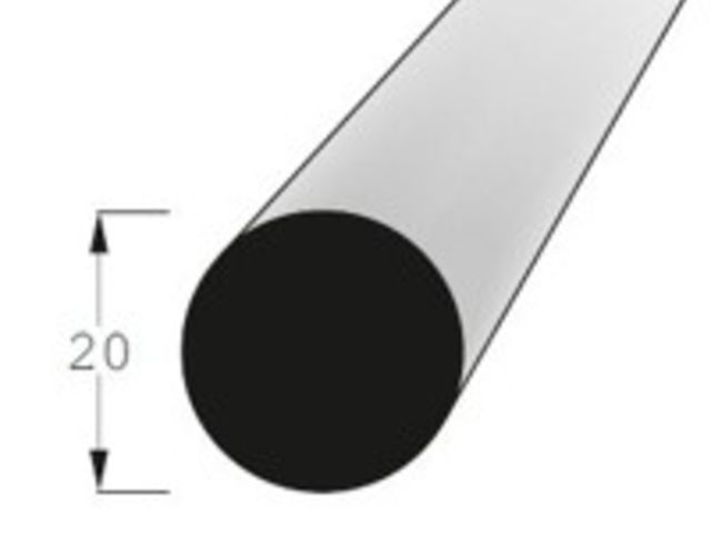 Obrázek produktu Lišta kruhová buk prům.20mm, délka 90cm