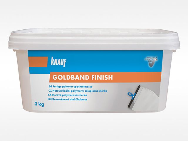 Stěrka finální Goldband Finish 3kg  UNI HOBBY - rozumíme českým kutilům